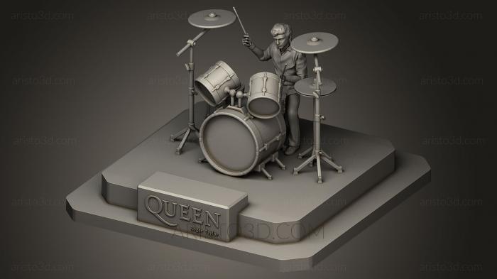 Statues of famous people (STKC_0100) 3D model for CNC machine